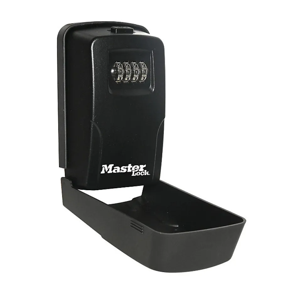 Boîte à clés, montage mural, capot amovible, taille M, utilisation en extérieur, kit de montage^Master Lock Clearance