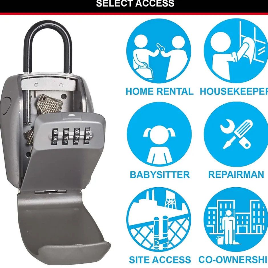 Boîte à clés sécurisée à anse Select Access-Master Lock New