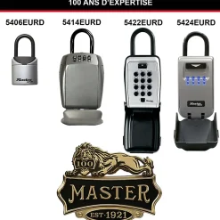 Boîte à clés transportable Master Lock 5406EURD- Outlet