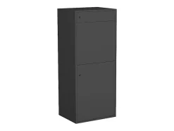 Boîte à colis anthracite - L45 x l35 x H105 cm - COLIBRI^Vente-unique Discount