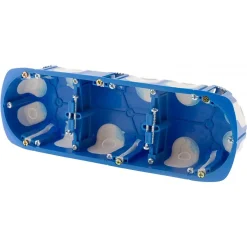 Boîte 3 postes No Air multimatériaux Ø67 x P.40 mm- Discount