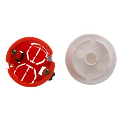 Boîte applique murs creux placo diamètre 40x40mm - Rouge -^Zenitech Clearance