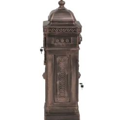 Boîte aux lettres à pilier Aluminium Vintage Bronze antirouille-Vidaxl Discount