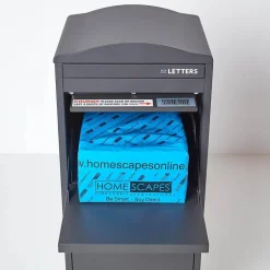 Boîte aux lettres 1 porte Boîte à colis Large Gris foncé en acier-Smart Parcel Box Hot