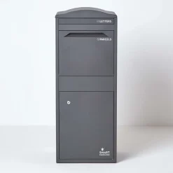 Boîte aux lettres 1 porte Boîte à colis Large Gris foncé en acier-Smart Parcel Box Hot