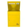 Boîte aux lettres 1 porte Boîte à colis Jaune en acier^Smart Parcel Box Online