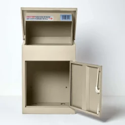 Boîte aux lettres 1 porte Boîte à colis Beige en acier-Smart Parcel Box Sale
