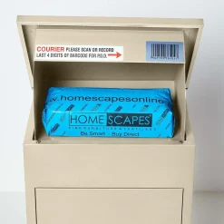 Boîte aux lettres 1 porte Boîte à colis Beige en acier-Smart Parcel Box Sale