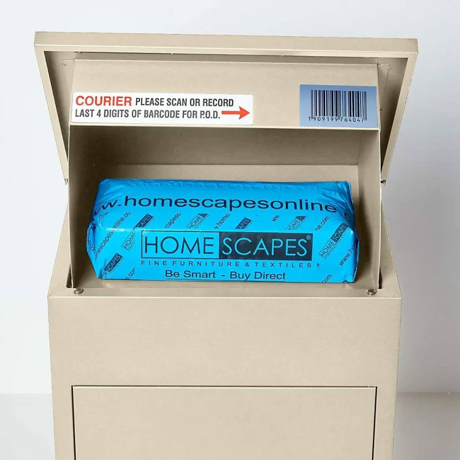 Boîte aux lettres 1 porte Boîte à colis Beige en acier-Smart Parcel Box Sale