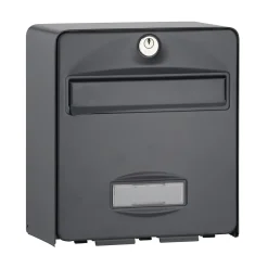 Boîte aux lettres 1 porte Balthazar Anthracite^Burg-Wachter Discount