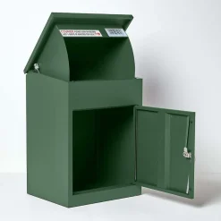 Boîte aux lettres 1 porte Boîte à colis Verte en acier-Smart Parcel Box Clearance