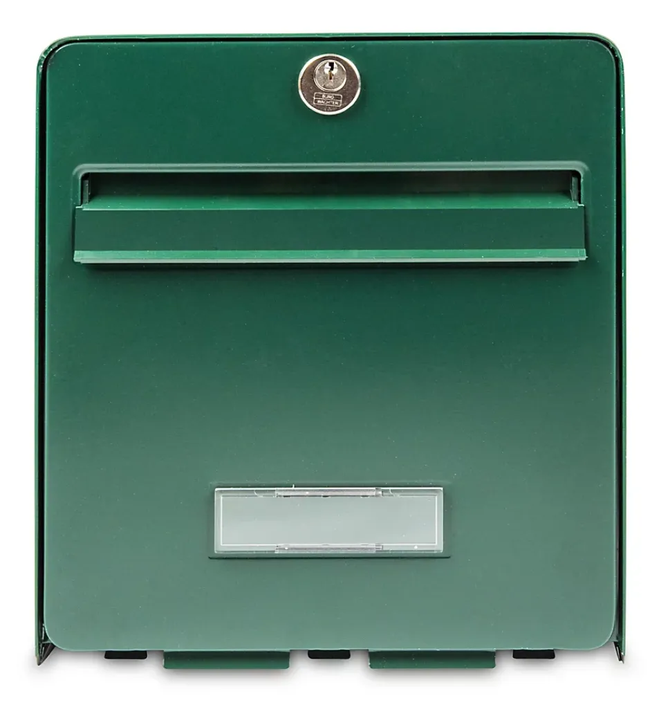 Boîte aux lettres 1 porte Favor Verte-Burg-Wachter Outlet