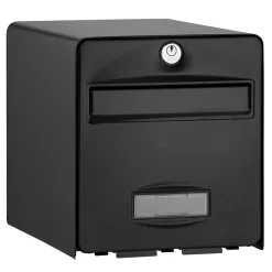 Boîte aux lettres 2 portes Balthazar Noire-Burg-Wachter