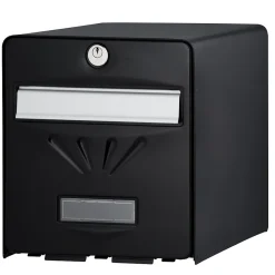 Boîte aux lettres 2 portes Balnéaire Noire^Burg-Wachter Discount