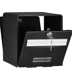 Boîte aux lettres 2 portes Balnéaire Noire^Burg-Wachter Discount