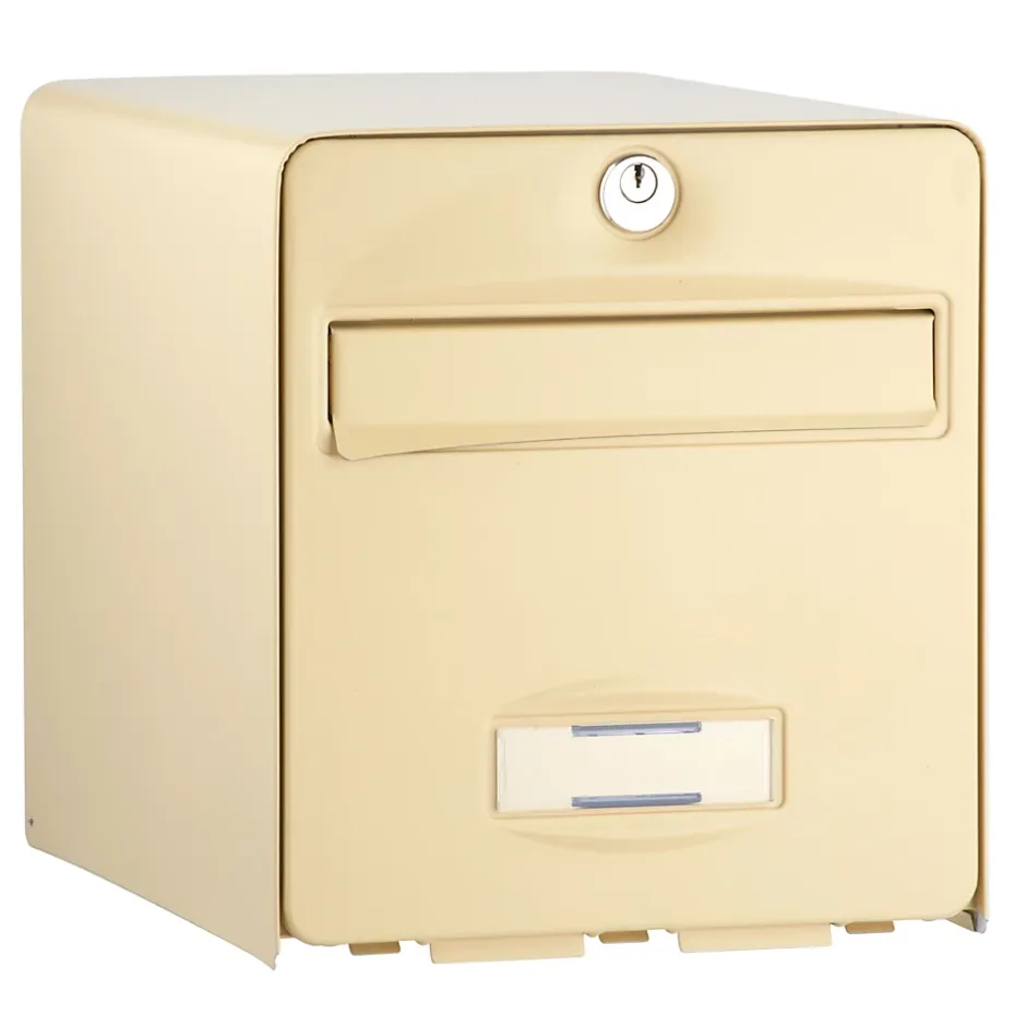 Boîte aux lettres 2 portes Balthazar Beige-Burg-Wachter