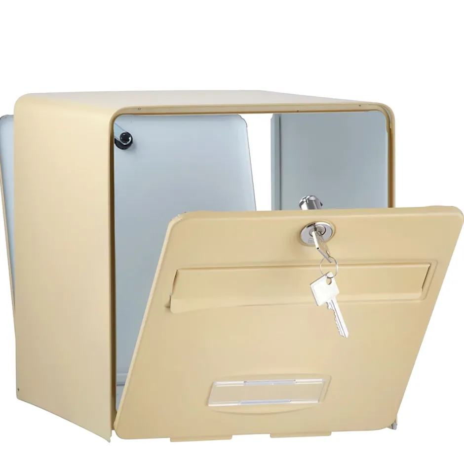 Boîte aux lettres 2 portes Balthazar Beige-Burg-Wachter