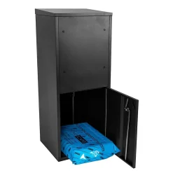 Boîte aux lettres 2 portes Boîte à colis Large Noir en acier-Smart Parcel Box Discount