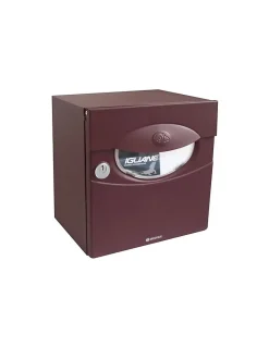 Boîte aux lettres demi profondeur Decayeux Iguane Aubergine Ral 3007-DAD