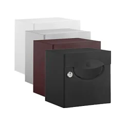 Boîte aux lettres demi profondeur Decayeux Iguane Noir Ral 9005-DAD Clearance