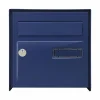 Boîte aux lettres double face Probat bleu RAL 5003-Decayeux Hot