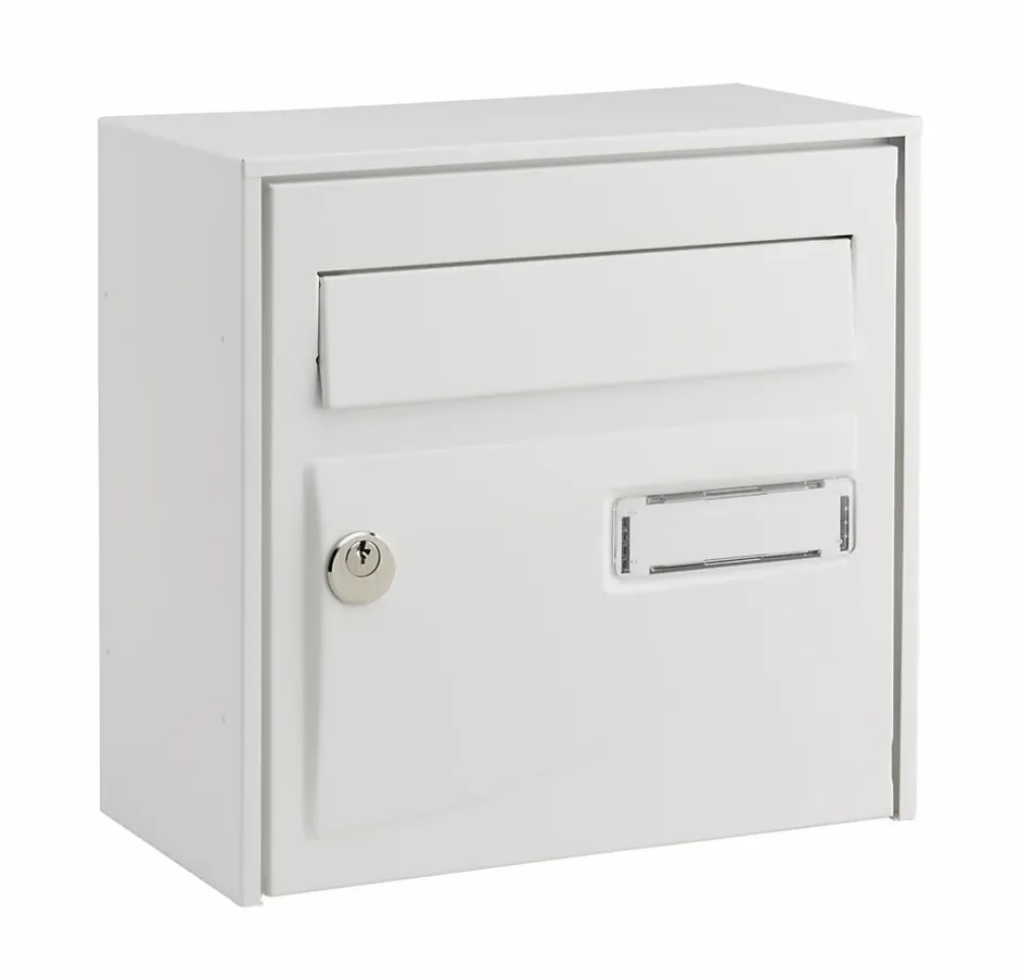Boîte aux lettres simple face compacte Probat blanc-Decayeux Outlet