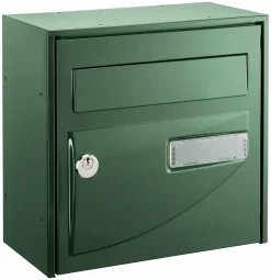 Boîte aux lettres simple face compacte Probat vert^Decayeux New