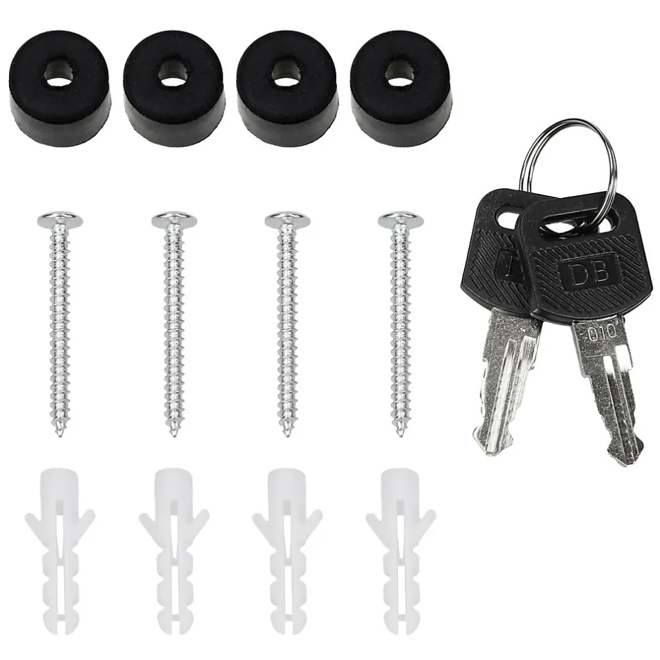 Boîte aux lettres sur une pied argent boîte postale anthracite moderne 37x11 cm^Ml-Design Outlet