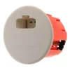 Boîte DCL point de centre murs diamètre 65mm-Zenitech