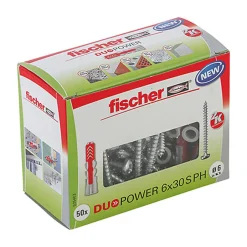 Boîte De 50 Chevilles Bi-matière Duopower Ph Avec Vis^Fischer Clearance