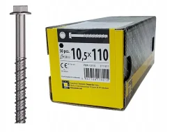 Boîte de 50 vis d'ancrage béton 10,5 x 110-Domax