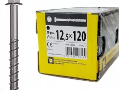 Boîte de 20 vis d'ancrage béton 12,5 x 120-Domax New