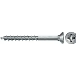 Boîte De 200 Vis Powerfast Ii Fpf Ii Czp Tête Fraisée Empreinte Pz - Zingué Blanc - Filetage Partiel-Fischer Sale