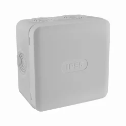 Boîte de dérivation en saillie, étanche IP55 85x85x50 mm, gris (réf. 718806) - marque 14566.^Debflex Sale