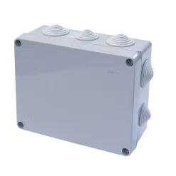 Boîte de dérivation extérieure avec 10 passe-câbles et système de verrouillage intégré 220 x 170 x 105 mm^Diall Hot