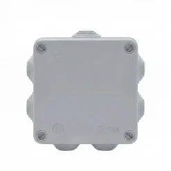 Boîte de dérivation extérieure avec 7 passe-câbles et système de verrouillage intégré 100x 100 x 55 mm^Diall