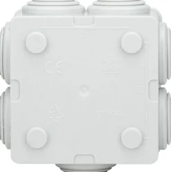 Boîte de dérivation IP55 60x60x40mm - Blanc -^Zenitech Best