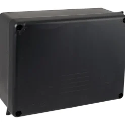 Boîte de dérivation rectangulaire noire IP65 -^Solera Online