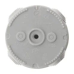 Boîte étanche diamètre 80x45mm IP55 - Gris -^Zenitech New