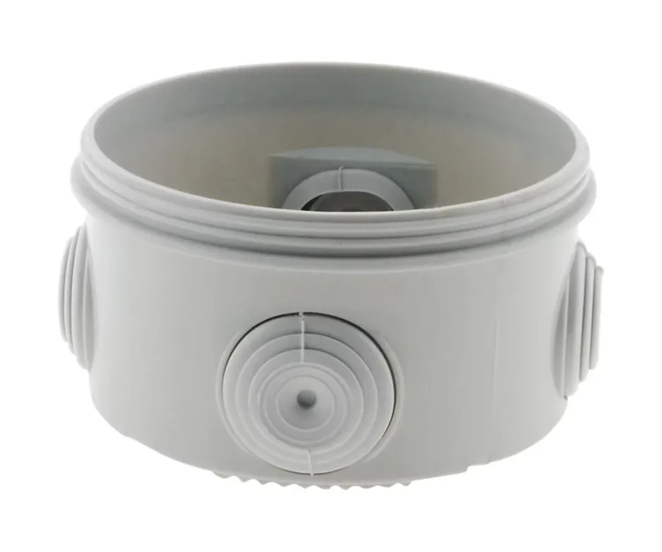 Boîte étanche diamètre 80x45mm IP55 - Gris -^Zenitech New