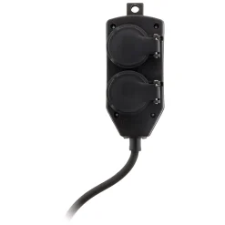 Boîtier de dérivation 4 prises IP44 5m - Noir --Zenitech Sale