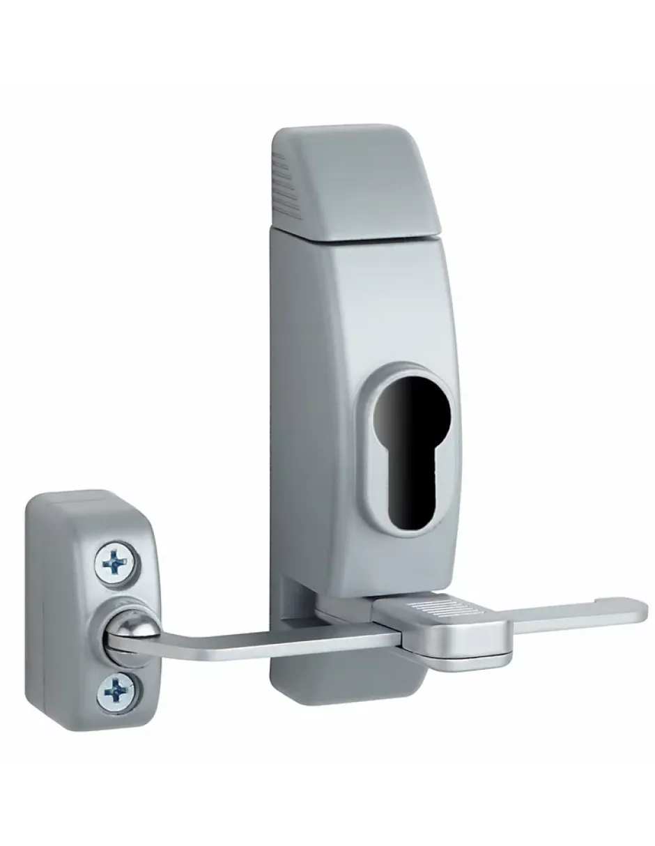 Boîtier entrebâilleur de fenêtre, sans cylindre, argent --Thirard Outlet