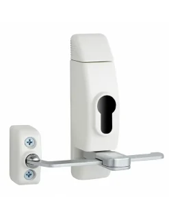 Boîtier entrebâilleur de fenêtre, sans cylindre, blanc --Thirard Hot