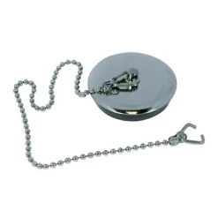 Bouchon d'évier 35x40 plaque inox à chainette avec borne - WATTS - 4642060^Watts Industries Clearance