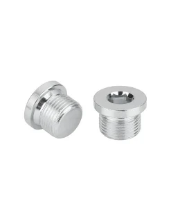 Bouchon Hexagonal creux à collerette Clé de 6 HC6 Inox A2 M12X15 Pas de 150 - 50 pièces^Vis Express Outlet