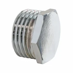 Bouchon laiton chromé Mâle 12/17 (3/8"), lot de 2^Somatherm for you Sale