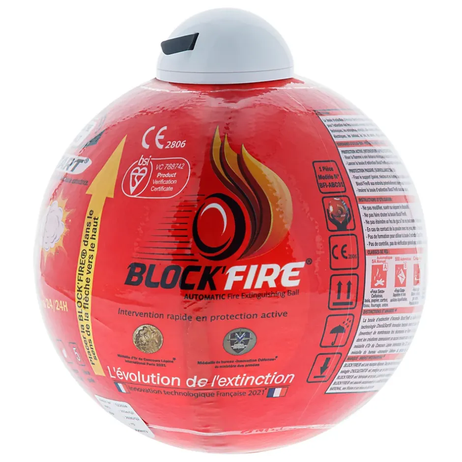 Boule extinctrice Block Fire intérieur/extérieur- Best
