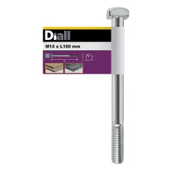 Boulon de charpente galvanisé 14 x 160 mm-Diall Online