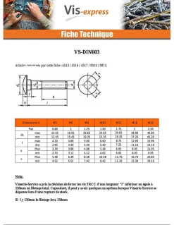 Boulon (vendu avec Ecrou) TRCC JAPY tête ronde collet carré M8X90 Filetage total Acier zingué - 1 pièce-Vis Express New