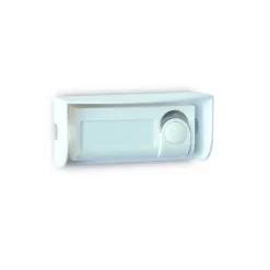 Bouton de sonnette filaire rétro-éclairé blanc EVOLOGY - - 100302-Avidsen